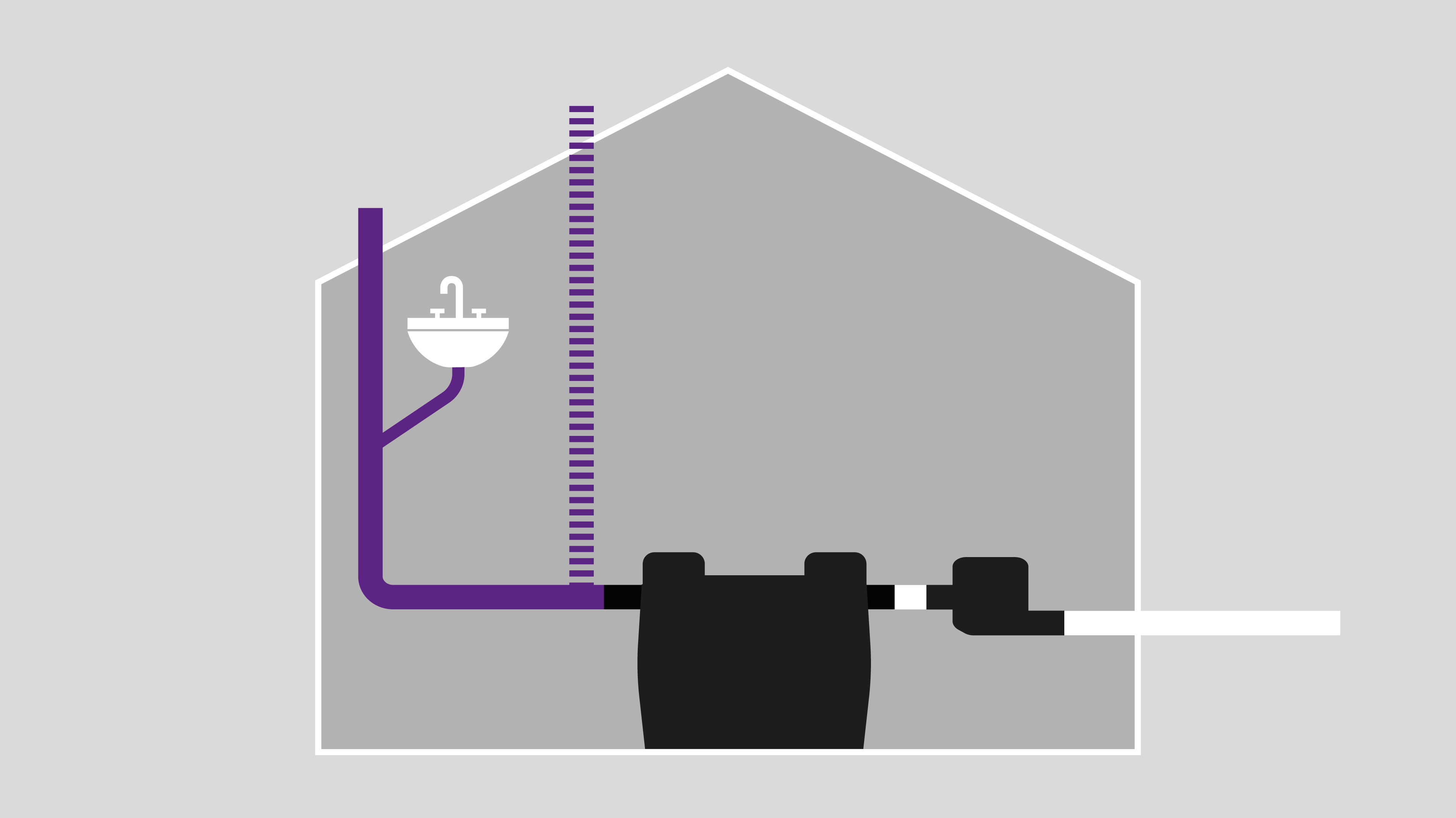 Schéma de la conduite d'alimentation des séparateurs à graisses Schéma de la conduite d'alimentation des séparateurs à graisses
