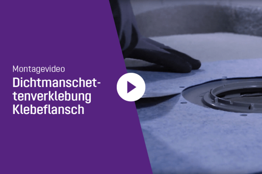 Vidéo : collage d'une manchette d'étanchéité sur une bride à coller