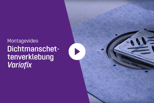 Vidéo : collage des manchons d'étanchéité Variofix