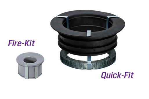 Kit de protection contre le feu et les fumées Fire-Kit et Joint d'étanchéité Quick-Fit Kit de protection contre le feu et les fumées Fire-Kit et Joint d'étanchéité Quick-Fit