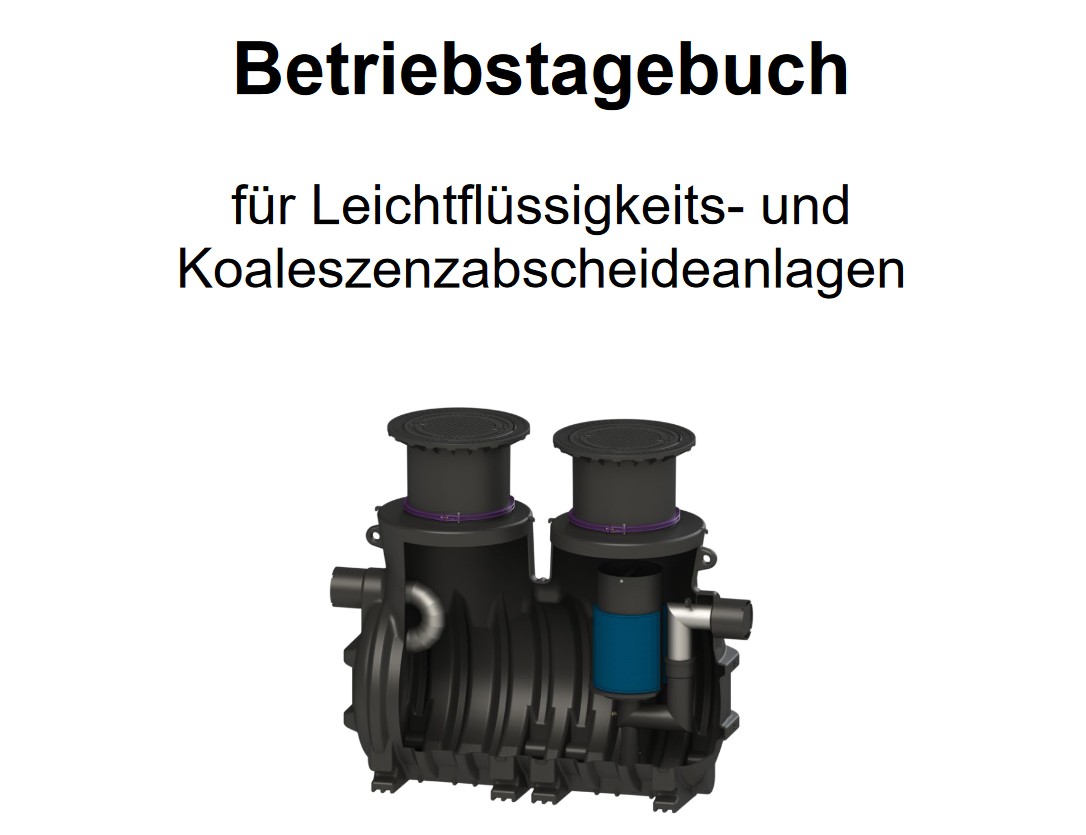 Journal d'exploitation pour les installations de séparateurs de hydrocarbures légers et de séparateurs à coalescence Journal d'exploitation pour les installations de séparateurs de hydrocarbures légers et de séparateurs à coalescence