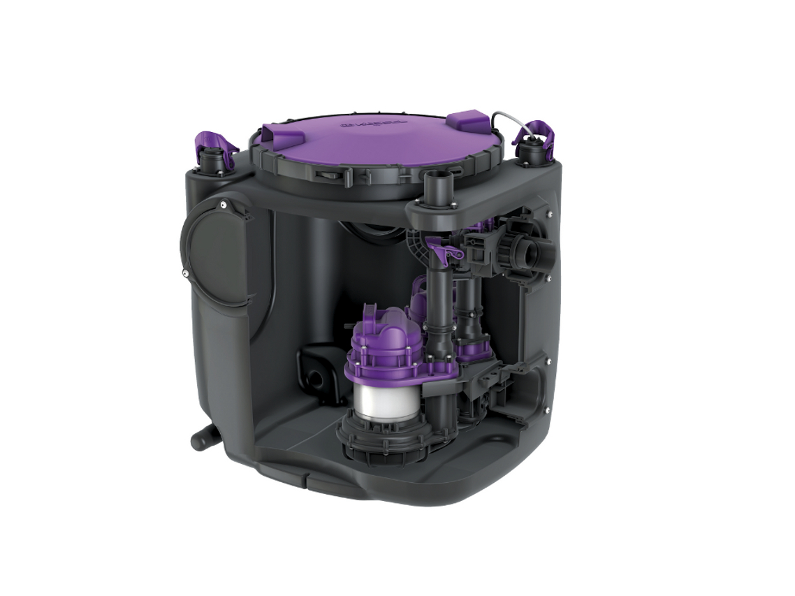 Hebeanlage Aqualift S 100, freie Aufstellung