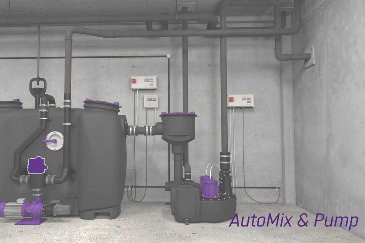 Vidange de la version EasyClean free Auto Mix & Pump