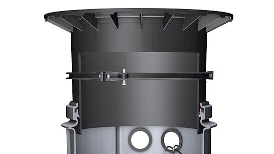 Pumpstation Aquapump Medium, Variables Aufsatzstück