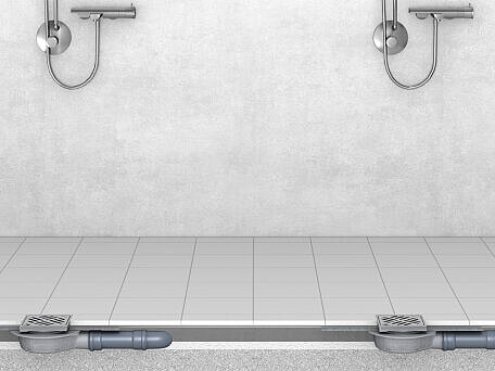 Exemple d'installation d'un siphon de salle d'eau : le modèle « L'ultraplat » 