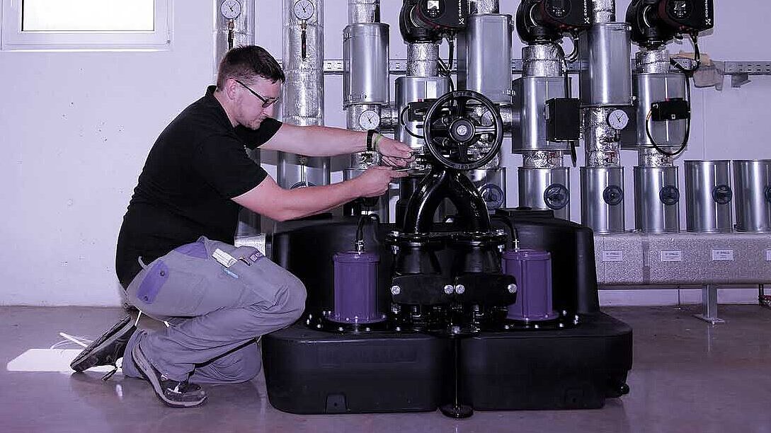 Installation Hebeanlage Installation Hebeanlage