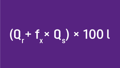Formule pour une faible production de boues Formule pour une faible production de boues