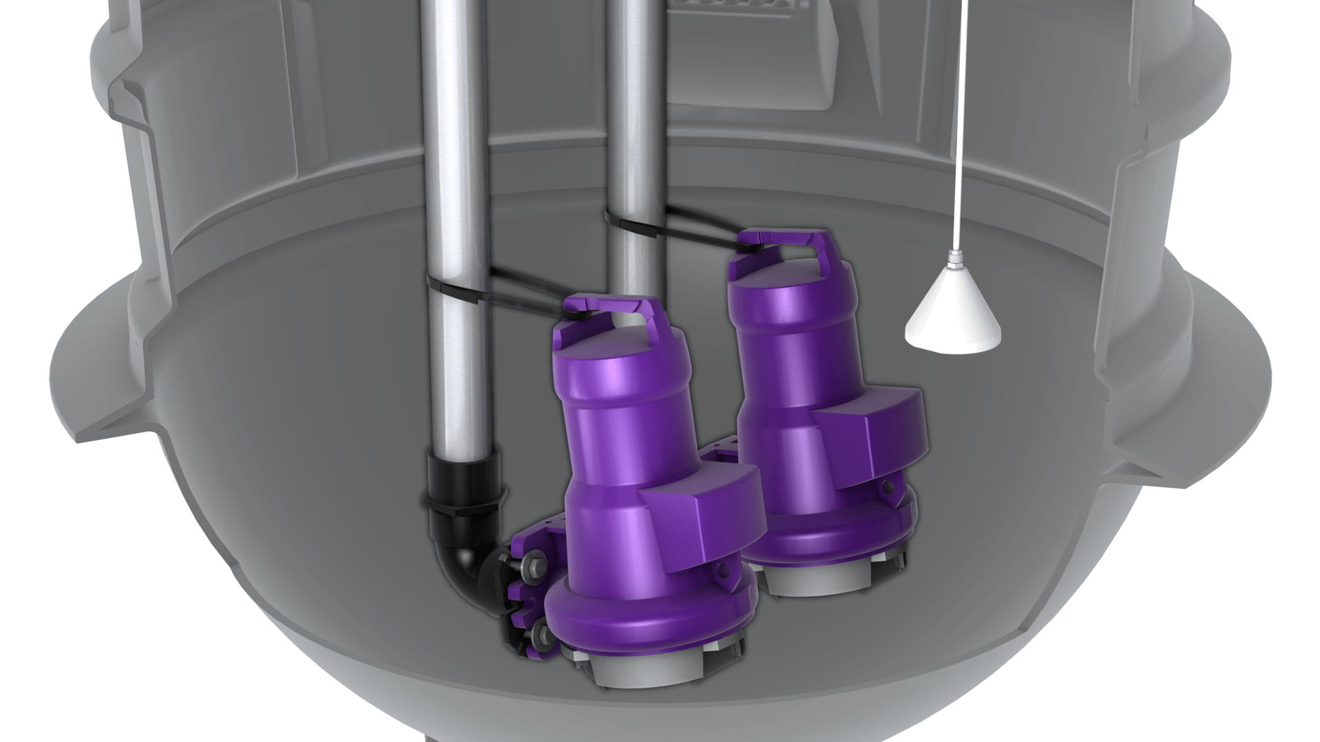Pumpstation Aquapump XL Basic Detailansicht Pumpen