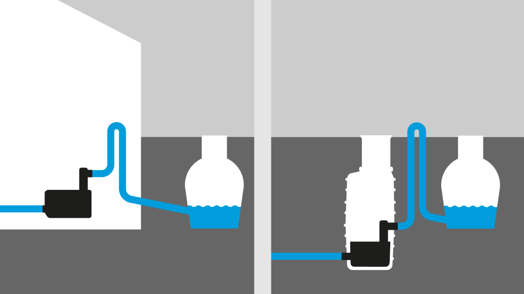 Hebeanlage freiaufgestellt im Haus oder außerhalb in einem Schacht