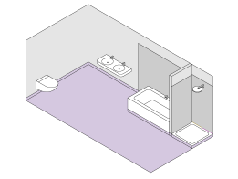 Salle de bains privée avec baignoire sans douche et avec receveur de douche sans paroi. Salle de bains privée avec baignoire sans douche et receveur de douche sans paroi.