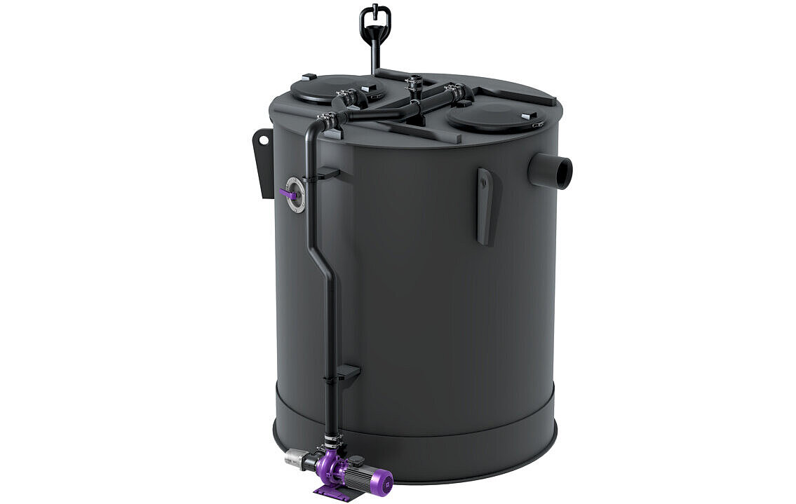 Fettabscheider EasyClean free round Mix