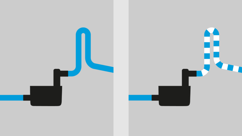 Schéma illustrant les différents modes de fonctionnement des pompes Schéma illustrant les différents modes de fonctionnement des pompes