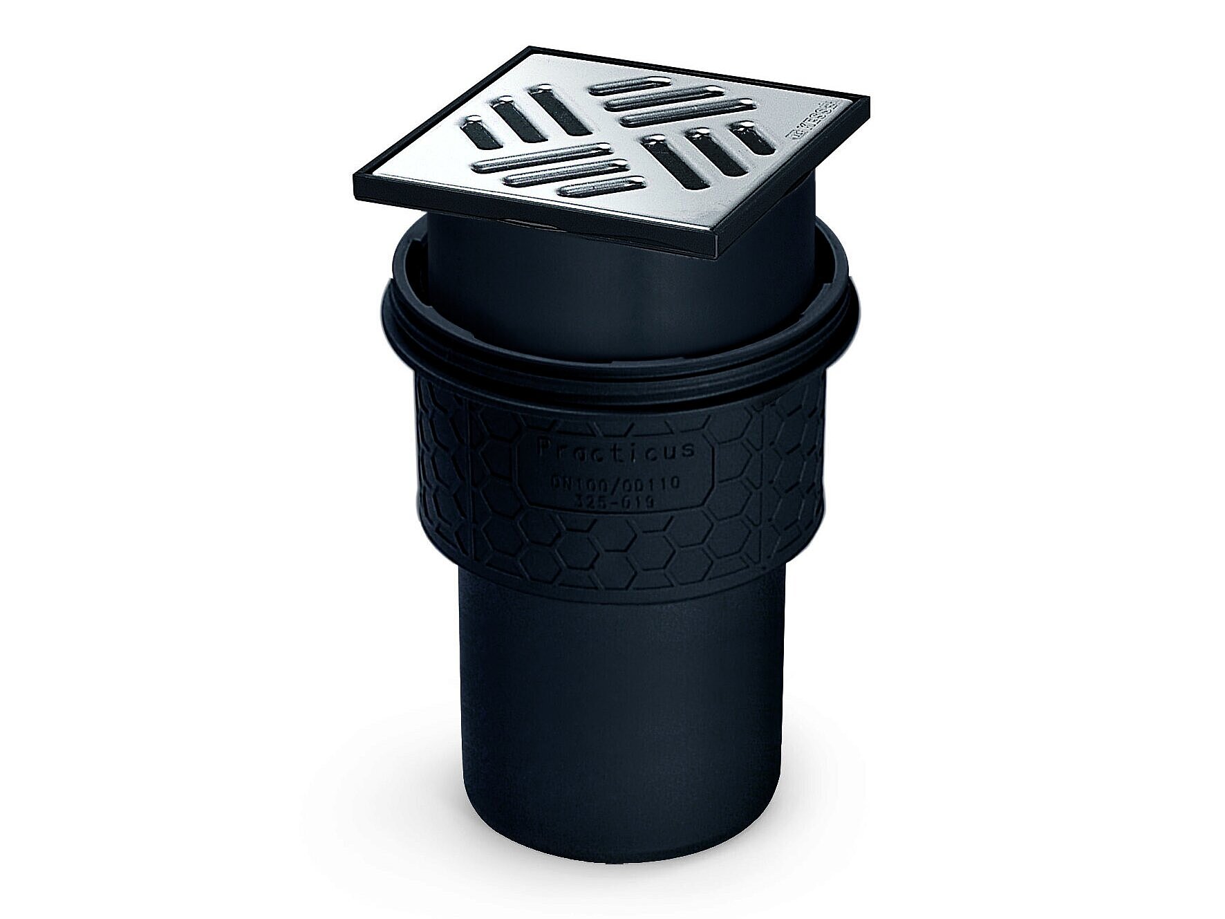 Kellerablauf Practicus, Auslauf senkrecht, ohne Rückstauverschluss Kellerablauf Practicus, Auslauf senkrecht, ohne Rückstauverschluss