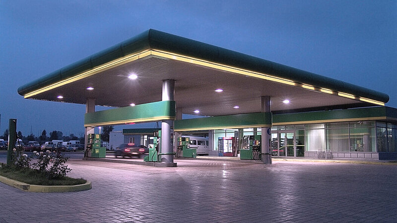 Photo d'une station-service Photo d'une station-service