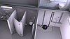 Einbaubeispiel Pumpstation bei einer öffentlichen Toilette