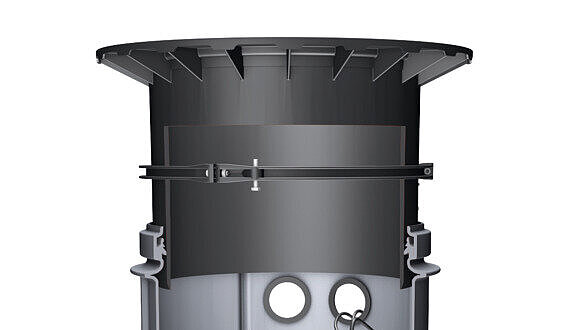 Pumpstation Aquapump Medium, Variables Aufsatzstück